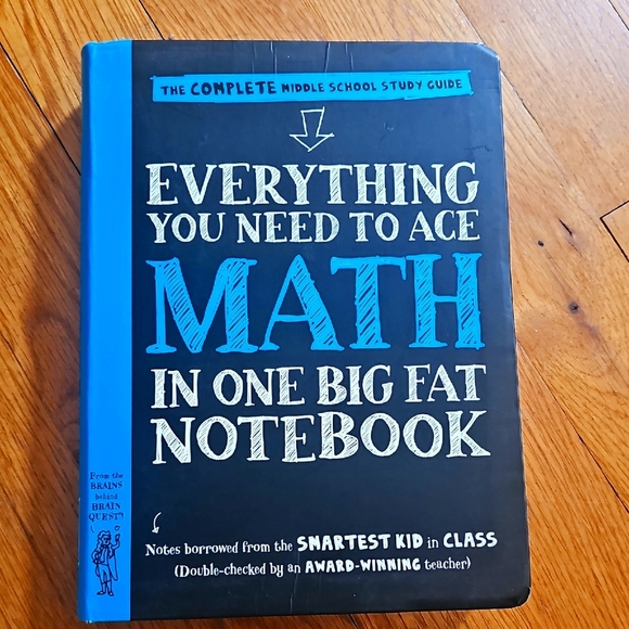 Math Study Everything You Need to Ace Math in One Big Fat Notebook - Picture 1 of 2